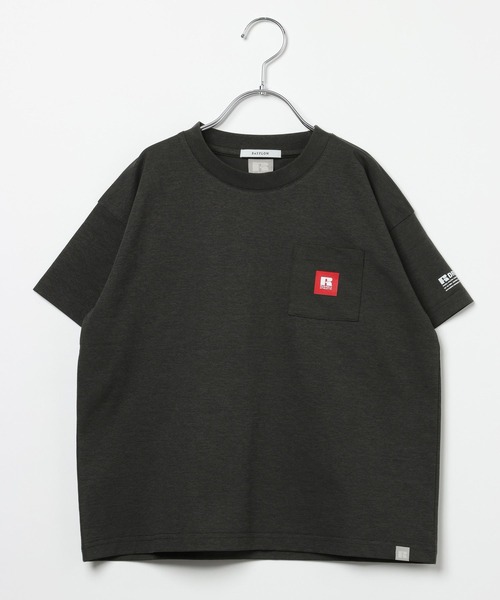 Russell Athletic（ラッセルアスレティック）の「[吸水速乾・シワ軽減]【RUSSELL ATHLETIC】別注Dri-PowerTシャツ(KIDS)（Tシャツ/カットソー・キッズ・グレー/ホワイト/チャコール・130cm/150cm/140cm）」の16枚目の写真