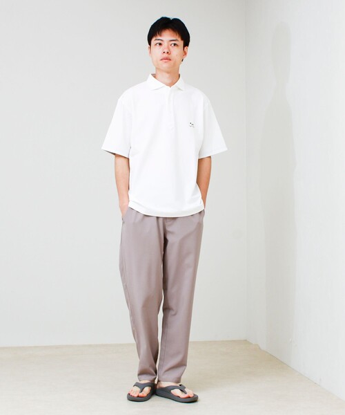 GLOSTER(グロスター)の「【セットアップ対応】カラミ織りイージーパンツ(その他パンツ・メンズ・ブラック/グレイッシュベージュ/チャコールグレー・M/L/S)」の15枚目の写真