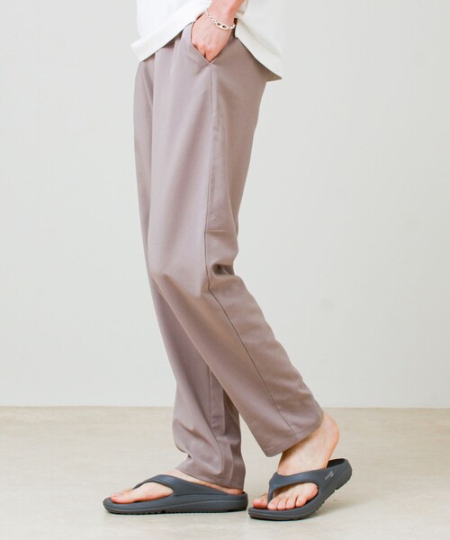 GLOSTER(グロスター)の「【セットアップ対応】カラミ織りイージーパンツ(その他パンツ・メンズ・ブラック/グレイッシュベージュ/チャコールグレー・M/L/S)」の17枚目の写真