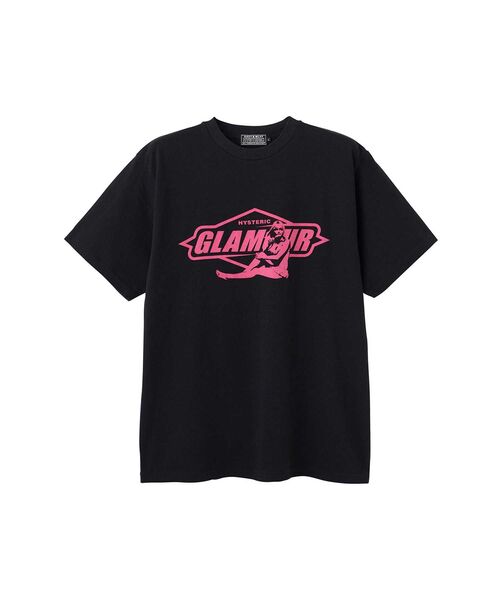 HYSTERIC GLAMOUR(ヒステリックグラマー)の「HYSTERIC SUN DIAMOND Tシャツ(Tシャツ/カットソー・メンズ・ピンク/ホワイト/ブラック・X-LARGE/SMALL/LARGE/MEDIUM)」の1枚目の写真