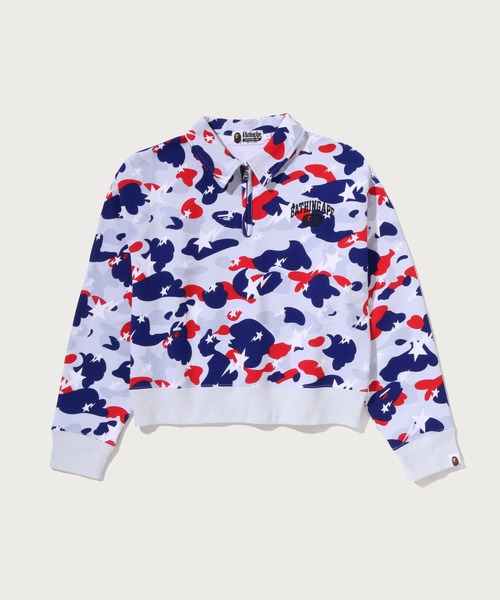 STA STRIKE CAMO POLO CROPPED CREWNECK SWEATSHIRT（スウェット）｜A