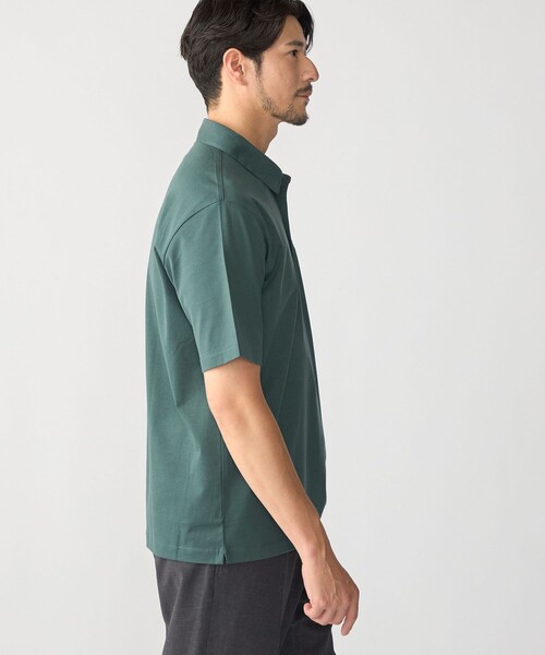 SHIPS(シップス)の「SHIPS:〈接触冷感/洗濯機可能/抗菌防臭〉COOL TOUCH サマー ポロシャツ(ポロシャツ・メンズ・ホワイト/ネイビー/グリーン/ブラック・SMALL/X-LARGE/LARGE/MEDIUM)」の8枚目の写真