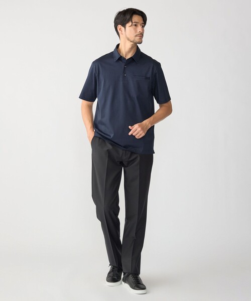 SHIPS(シップス)の「SHIPS:〈接触冷感/洗濯機可能/抗菌防臭〉COOL TOUCH サマー ポロシャツ(ポロシャツ・メンズ・ホワイト/ネイビー/グリーン/ブラック・SMALL/X-LARGE/LARGE/MEDIUM)」の22枚目の写真