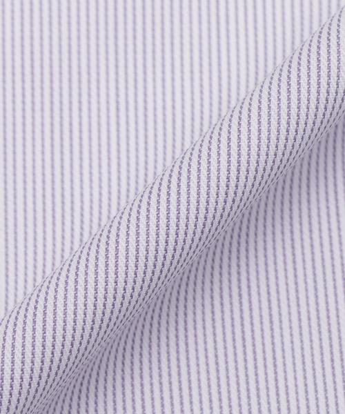 TOKYO SHIRTS(トウキョウシャツ)の「【超形態安定】【吸水速乾】 形態安定ノンアイロン ボタンダウン 半袖ビジネスワイシャツ(ビジネスシャツ・メンズ・パープル・首回り42cm/首回り43cm/首回り37cm/首回り39cm/首回り41cm)」の5枚目の写真