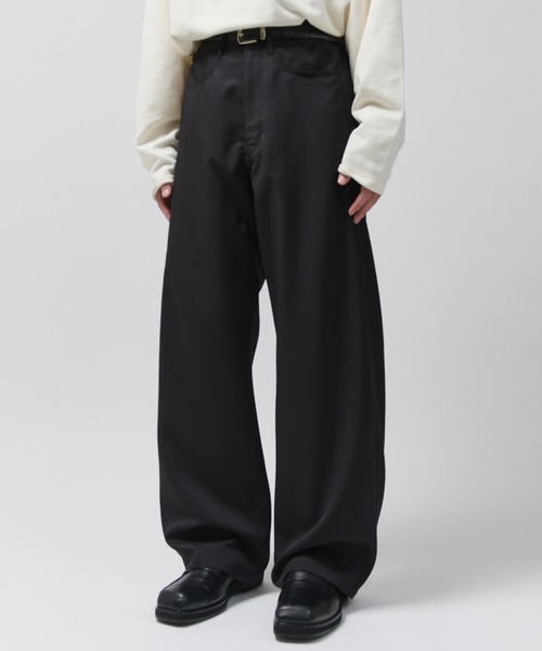 Lui's(ルイス)の「モダンバレルパンツ(スラックス・メンズ・ブラック/チャコールグレー・S/M)」の6枚目の写真