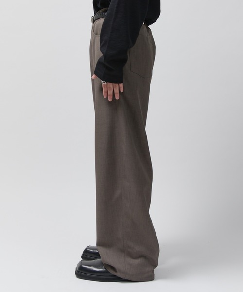 Lui's(ルイス)の「モダンバレルパンツ(スラックス・メンズ・ブラック/チャコールグレー・S/M)」の14枚目の写真