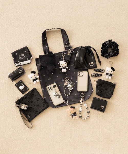 LOWRYS FARM(ローリーズファーム)の「【HELLO KITTY】DOTポーチM 669864 /GOODS(ポーチ・レディース・ブラック/ブラウン/レッド・FREE)」の7枚目の写真