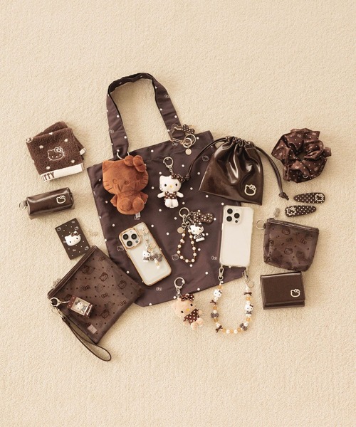 LOWRYS FARM(ローリーズファーム)の「【HELLO KITTY】DOTポーチM 669864 /GOODS(ポーチ・レディース・ブラック/ブラウン/レッド・FREE)」の8枚目の写真