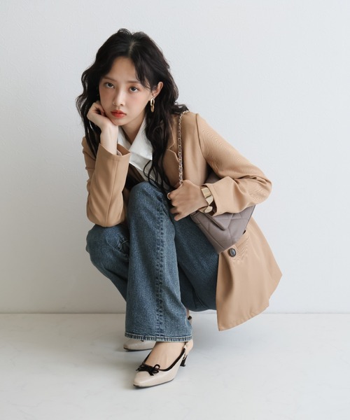 VIVIAN(ヴィヴィアン)の「ダブルリボンキルティングスリングバックパンプス(パンプス・レディース・ベージュ/ブラック/M・S/M/L/LL)」の18枚目の写真