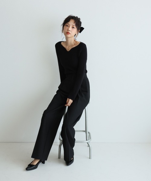 VIVIAN(ヴィヴィアン)の「ダブルリボンキルティングスリングバックパンプス(パンプス・レディース・ベージュ/ブラック/M・S/M/L/LL)」の11枚目の写真