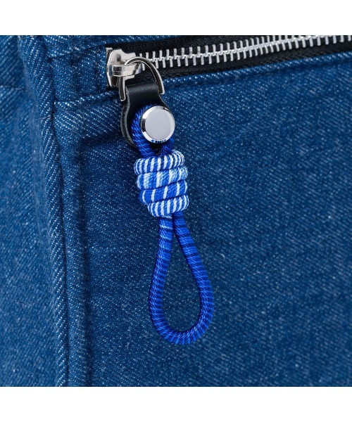 MANIUNO(マニウノ)の「MANIUNO(マニウノ) Denim デニムスクエアミニトート(S)(トートバッグ・メンズ・ネイビー/カーキ・FREE)」の13枚目の写真
