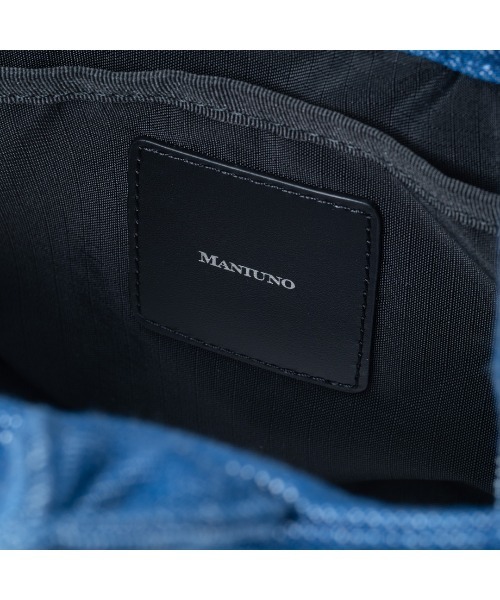 MANIUNO(マニウノ)の「MANIUNO(マニウノ) Denim デニムスクエアミニトート(S)(トートバッグ・メンズ・ネイビー/カーキ・FREE)」の17枚目の写真