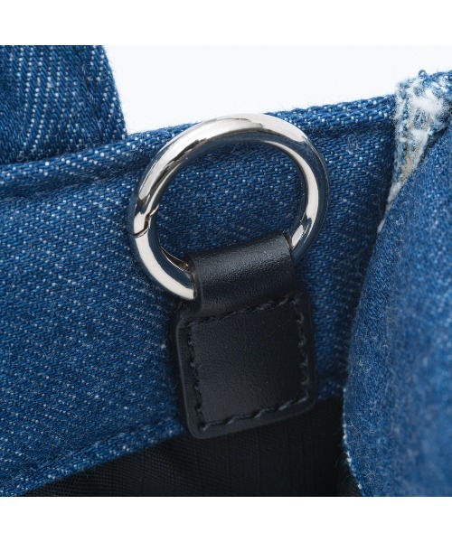 MANIUNO(マニウノ)の「MANIUNO(マニウノ) Denim デニムスクエアミニトート(S)(トートバッグ・メンズ・ネイビー/カーキ・FREE)」の16枚目の写真