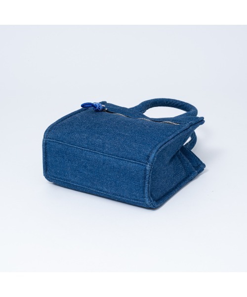 MANIUNO(マニウノ)の「MANIUNO(マニウノ) Denim デニムスクエアミニトート(S)(トートバッグ・メンズ・ネイビー/カーキ・FREE)」の9枚目の写真