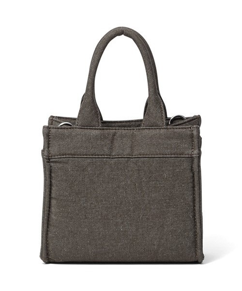 MANIUNO(マニウノ)の「MANIUNO(マニウノ) Denim デニムスクエアミニトート(S)(トートバッグ・メンズ・ネイビー/カーキ・FREE)」の19枚目の写真