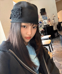 MTTIRE（マティレ）の「DESTROYED VTG WASHED BEANIE / BLACK（ニットキャップ/ビーニー）」
