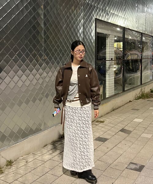 PARTIMENTO WOMEN(パルティメントウィメン)の「レースフレアマキシスカート_ホワイト(スカート・レディース・ホワイト・SMALL)」の10枚目の写真