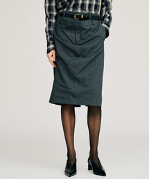 PRANK PROJECT | 【2026Autumn Pre-Order】ダブルウエストドレープミディスカート / Double-Waist Drape Midi Skirt(スカート)