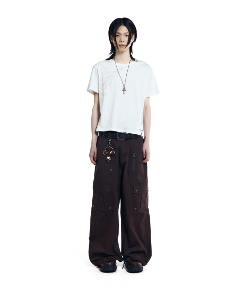 AAKAM(アーカム)の「Shirring Utility Cargo Pants (Brown)(その他パンツ・レディース・その他・1/2)」の11枚目の写真
