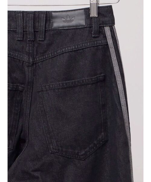 adidas(アディダス)の「【adidas】SST LOOSE DENIM PANTS(デニムパンツ・レディース・ブラック/グレー・SMALL/MEDIUM)」の6枚目の写真