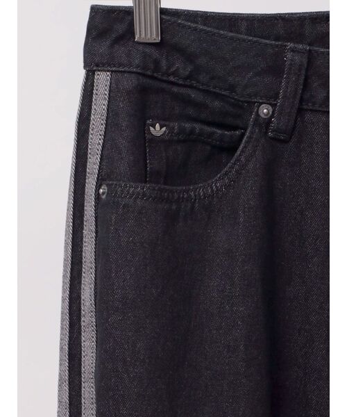 adidas(アディダス)の「【adidas】SST LOOSE DENIM PANTS(デニムパンツ・レディース・ブラック/グレー・SMALL/MEDIUM)」の7枚目の写真