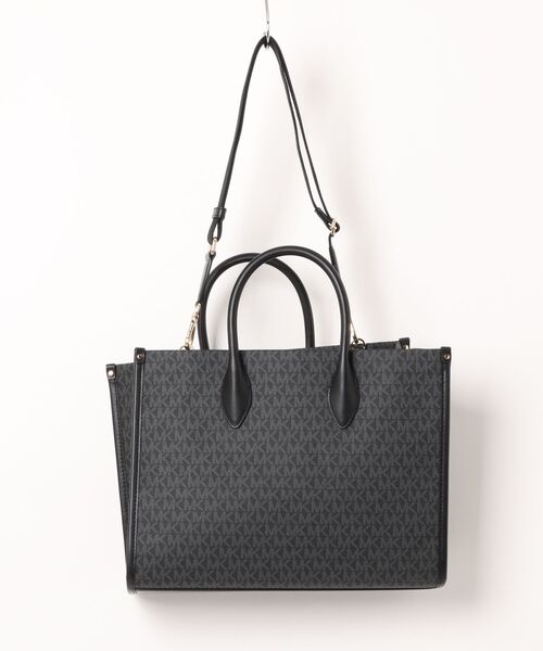 MICHAEL KORS(マイケルコース)の「MIRELLA トートバッグ ミディアム - Mkシグネチャー(トートバッグ・レディース・ブラック・FREE)」の2枚目の写真