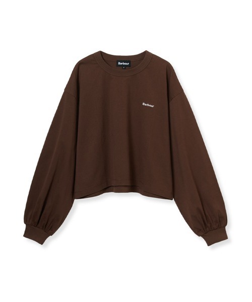 Barbour(バブアー)の「公式ショップ限定|ワンポイント ロゴ パフスリーブTシャツJapan Exclusive(レディース)(Tシャツ/カットソー・レディース・ブラウン/ブラック/オレンジ/ホワイト・FREE)」の3枚目の写真
