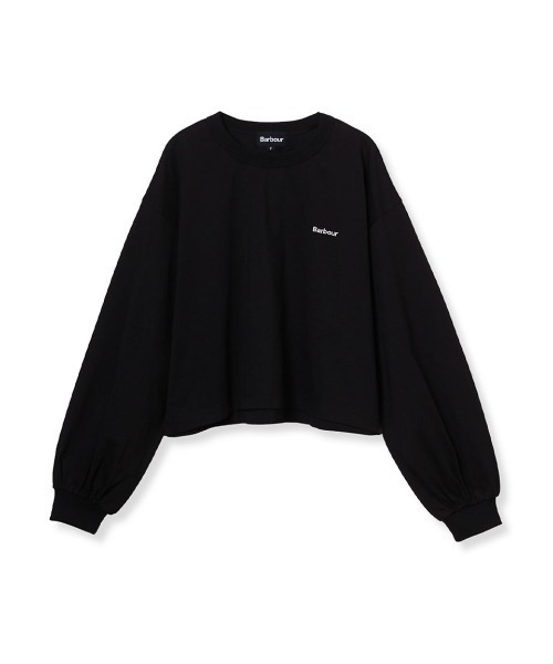 Barbour(バブアー)の「公式ショップ限定|ワンポイント ロゴ パフスリーブTシャツJapan Exclusive(レディース)(Tシャツ/カットソー・レディース・ブラウン/ブラック/オレンジ/ホワイト・FREE)」の2枚目の写真