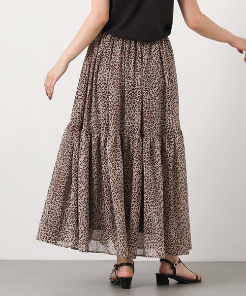 Gready Brilliant(グレディブリリアン)の「レオギャザーマキシ(スカート・レディース・レオパード・38)」の9枚目の写真