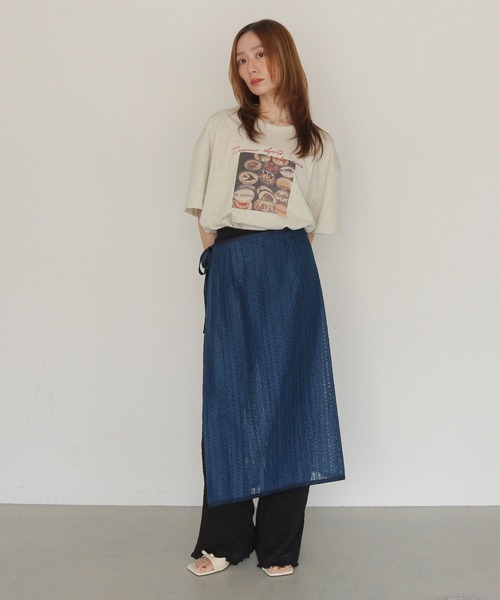 CLEIO(クレイオ)の「【CLEIO】レースSK LACE SKIRT(スカート・レディース・ブラウン/ネイビー/オフホワイト・FREE)」の15枚目の写真