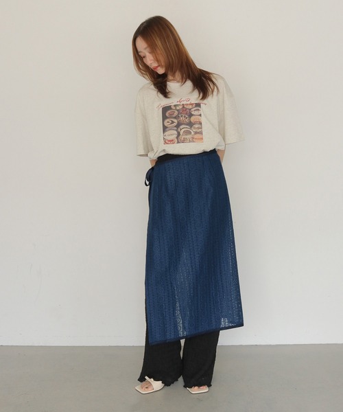 CLEIO(クレイオ)の「【CLEIO】レースSK LACE SKIRT(スカート・レディース・ブラウン/ネイビー/オフホワイト・FREE)」の16枚目の写真