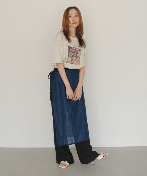CLEIO(クレイオ)の「【CLEIO】レースSK LACE SKIRT(スカート・レディース・ブラウン/ネイビー/オフホワイト・FREE)」の17枚目の写真