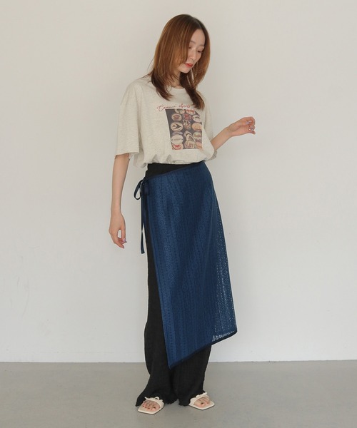 CLEIO(クレイオ)の「【CLEIO】レースSK LACE SKIRT(スカート・レディース・ブラウン/ネイビー/オフホワイト・FREE)」の18枚目の写真