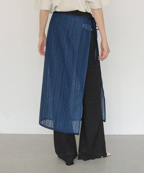 CLEIO(クレイオ)の「【CLEIO】レースSK LACE SKIRT(スカート・レディース・ブラウン/ネイビー/オフホワイト・FREE)」の12枚目の写真