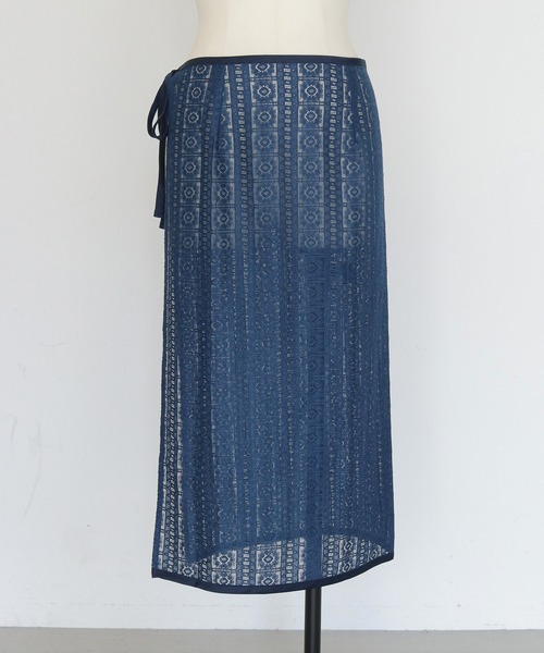 CLEIO(クレイオ)の「【CLEIO】レースSK LACE SKIRT(スカート・レディース・ブラウン/ネイビー/オフホワイト・FREE)」の6枚目の写真