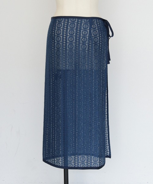 CLEIO(クレイオ)の「【CLEIO】レースSK LACE SKIRT(スカート・レディース・ブラウン/ネイビー/オフホワイト・FREE)」の8枚目の写真