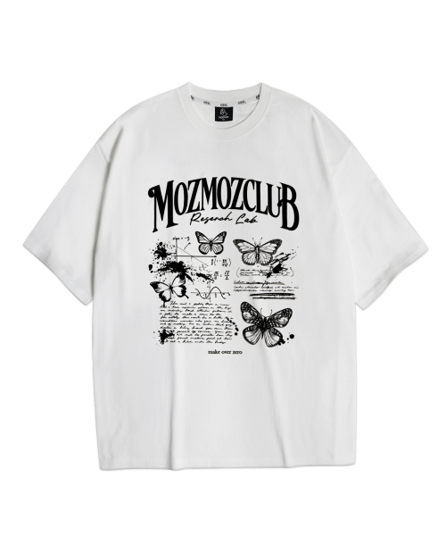 MOZMOZ(モズモズ)の「Research ラップ オーバーフィット 半袖 T シャツ ホワイト(Tシャツ/カットソー・レディース・その他・M/XXL/XL)」の5枚目の写真