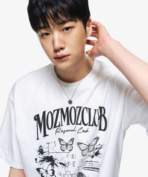 MOZMOZ(モズモズ)の「Research ラップ オーバーフィット 半袖 T シャツ ホワイト(Tシャツ/カットソー・レディース・その他・M/XXL/XL)」の3枚目の写真