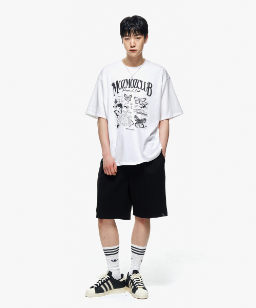 MOZMOZ(モズモズ)の「Research ラップ オーバーフィット 半袖 T シャツ ホワイト(Tシャツ/カットソー・レディース・その他・M/XXL/XL)」の2枚目の写真