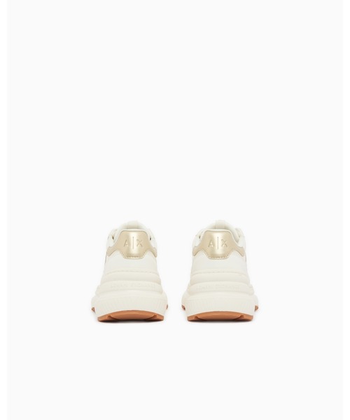 ARMANI EXCHANGE(アルマーニエクスチェンジ)の「【A|X アルマーニ エクスチェンジ】<ZOZO限定>AXロゴ ボリュームソールスニーカー(スニーカー・レディース・ブラック×ゴールド/ホワイト×ゴールド・36/35/39/38/37)」の10枚目の写真