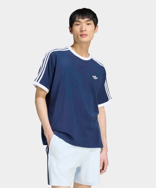 adidas(アディダス)の「テリー カリ 半袖Tシャツ / アディダスオリジナルス adidas Originals(Tシャツ/カットソー・メンズ・ブルー・XX-LARGE/XX-SMALL/3XL/LARGE/MEDIUM/SMALL/X-LARGE/X-SMALL)」の3枚目の写真