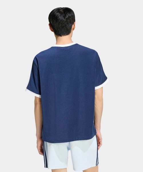 adidas(アディダス)の「テリー カリ 半袖Tシャツ / アディダスオリジナルス adidas Originals(Tシャツ/カットソー・メンズ・ブルー・XX-LARGE/XX-SMALL/3XL/LARGE/MEDIUM/SMALL/X-LARGE/X-SMALL)」の4枚目の写真