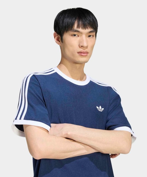 adidas(アディダス)の「テリー カリ 半袖Tシャツ / アディダスオリジナルス adidas Originals(Tシャツ/カットソー・メンズ・ブルー・XX-LARGE/XX-SMALL/3XL/LARGE/MEDIUM/SMALL/X-LARGE/X-SMALL)」の5枚目の写真