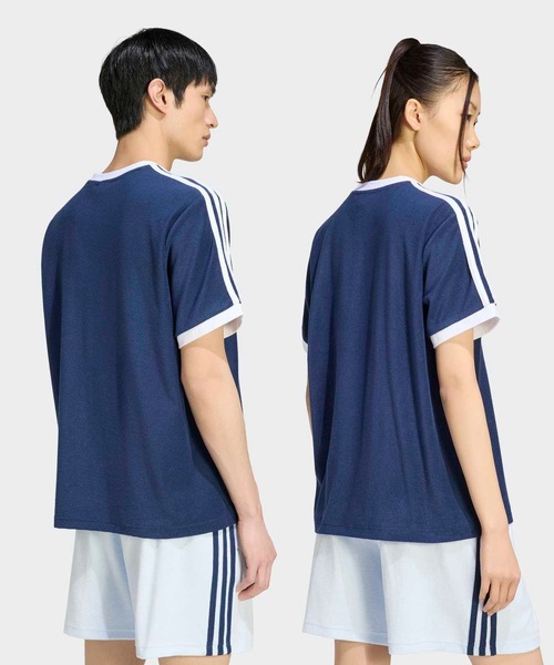 adidas(アディダス)の「テリー カリ 半袖Tシャツ / アディダスオリジナルス adidas Originals(Tシャツ/カットソー・メンズ・ブルー・XX-LARGE/XX-SMALL/3XL/LARGE/MEDIUM/SMALL/X-LARGE/X-SMALL)」の2枚目の写真