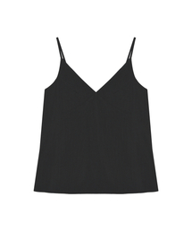 V-NECK SLEEVELESS TOP_CHACOAL