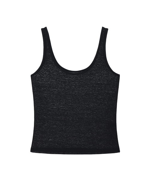 PROJECT WAVE（プロジェクトウェーブ）の「Enough Sleeveless Top (4COLOR)（Tシャツ/カットソー・レディース・ダークグレー/ブラック/Beige/ホワイト・FREE）」の2枚目の写真