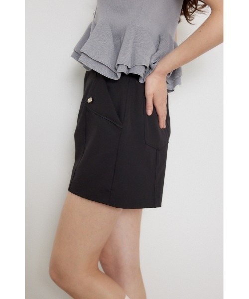 rienda(リエンダ)の「フラップデザインショートパンツ 夏服 秋服(その他パンツ・レディース・ベージュ/ブラック/グレー・X-SMALL/MEDIUM/SMALL)」の9枚目の写真