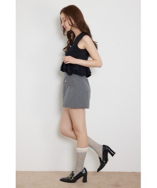 rienda(リエンダ)の「フラップデザインショートパンツ 夏服 秋服(その他パンツ・レディース・ベージュ/ブラック/グレー・X-SMALL/MEDIUM/SMALL)」の13枚目の写真