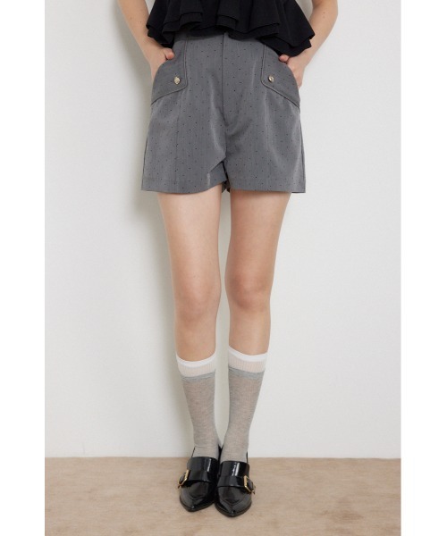rienda(リエンダ)の「フラップデザインショートパンツ 夏服 秋服(その他パンツ・レディース・ベージュ/ブラック/グレー・X-SMALL/MEDIUM/SMALL)」の15枚目の写真