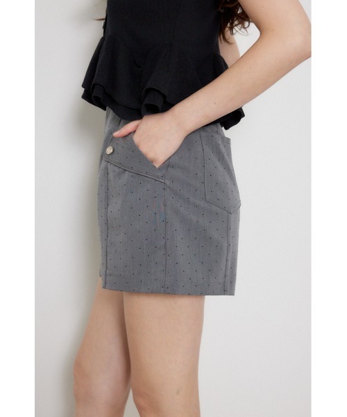 rienda(リエンダ)の「フラップデザインショートパンツ 夏服 秋服(その他パンツ・レディース・ベージュ/ブラック/グレー・X-SMALL/MEDIUM/SMALL)」の17枚目の写真